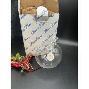 Princess House Crystal Ornament 422 French Horn with Bow